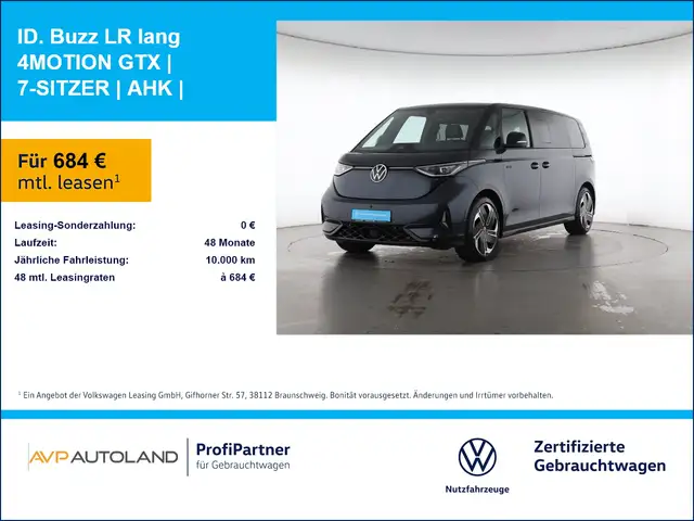 Volkswagen ID. Buzz LR lang 4MOTION GTX | 7 SITZER | AHK |