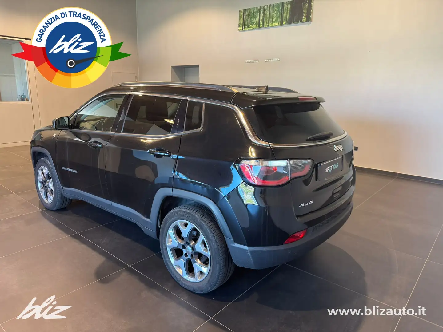 Jeep Compass 2.0 mjt Limited 4wd 140cv auto Nero - 2