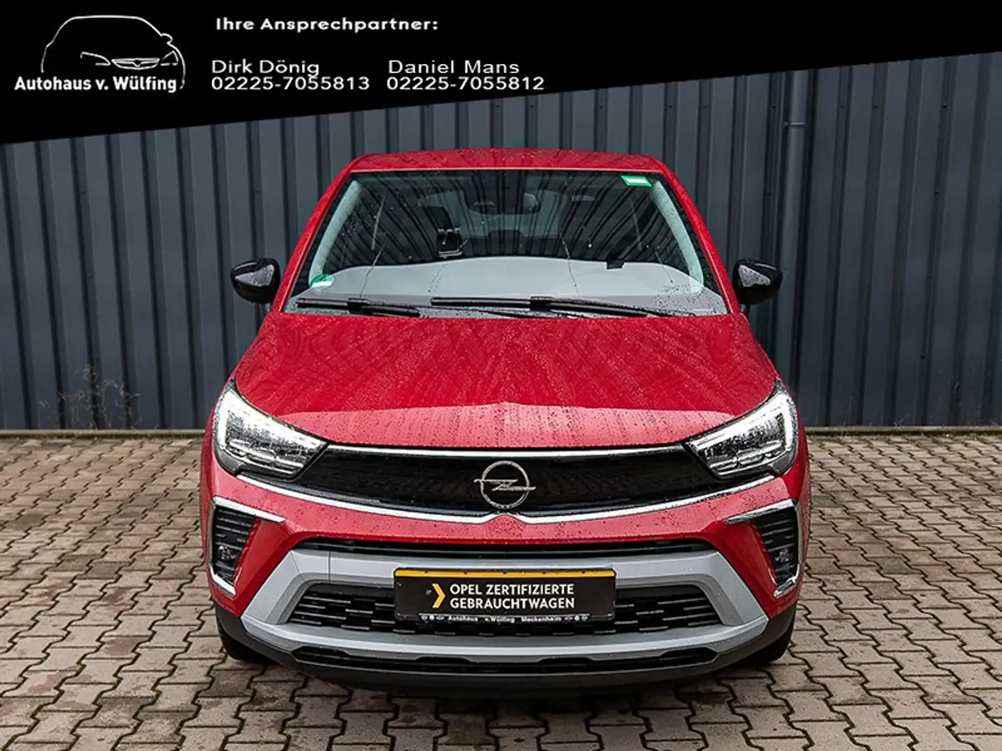 Opel Crossland Elegance +NEUWERTIG+WENIG KILOMETER+WERKSWAGEN+ Červená - 2