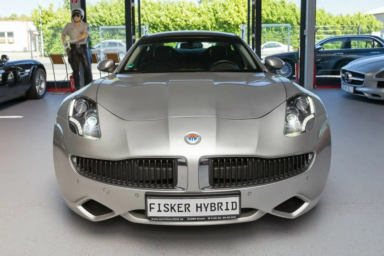 Fisker Karma Ecosport, 1.Hd, Limit.Serie 47/100 wie neu Silber - 2