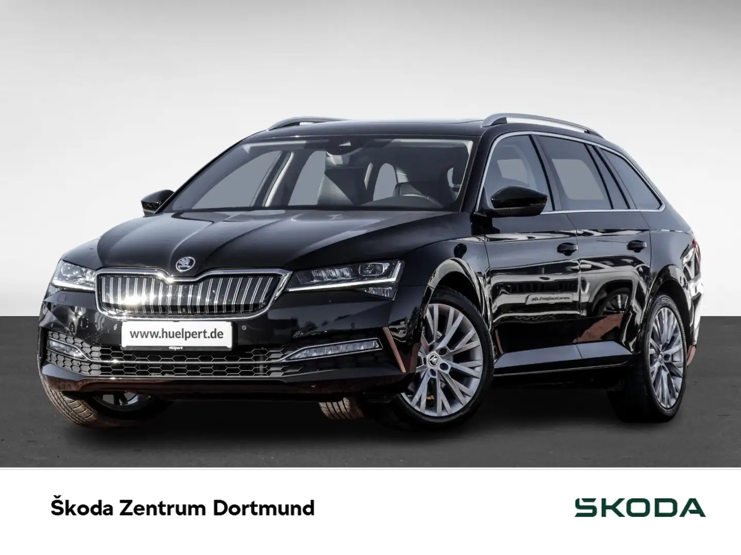 Skoda Superb Combi 1.4 iV STYLE LEDER STANDHZ PANO AHK Zwart - 1