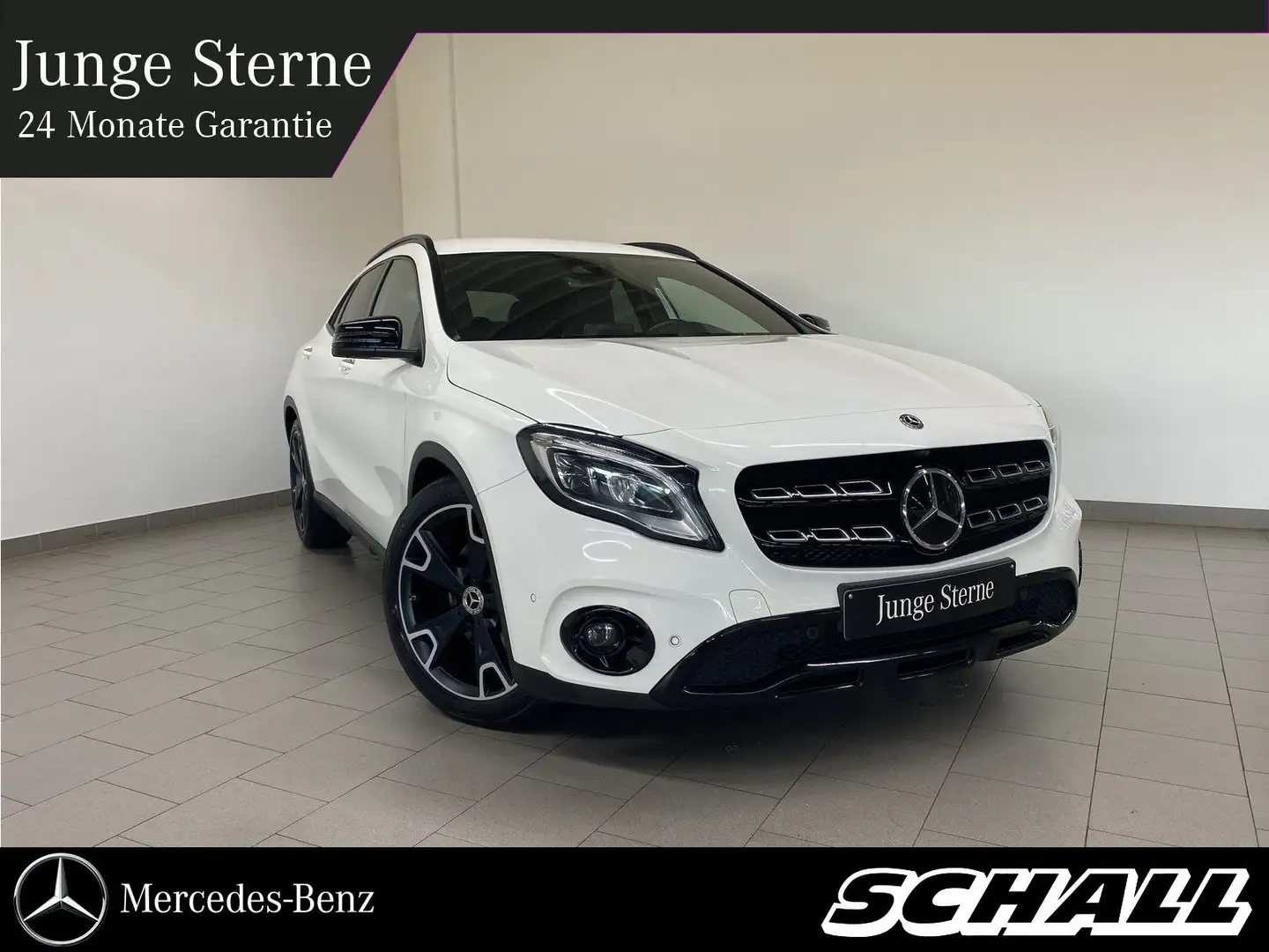 Mercedes-Benz GLA 250 4M URBAN+NIGHT+DIST+MEMO+KEY+COMAND+360° Weiß - 1
