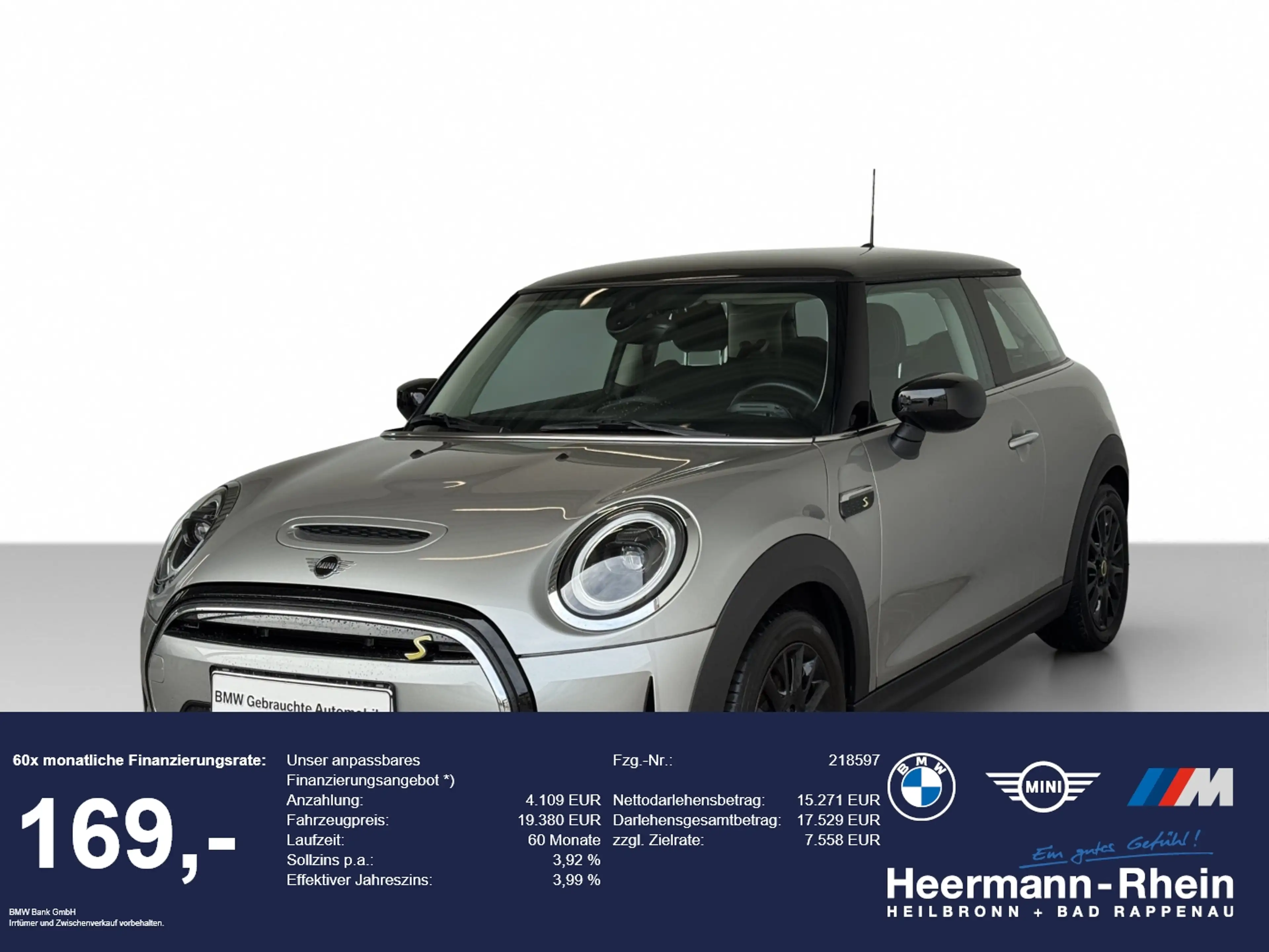 MINI Cooper SE 3-trg. Navi.LED.DriveAs.Sportsz.Apple