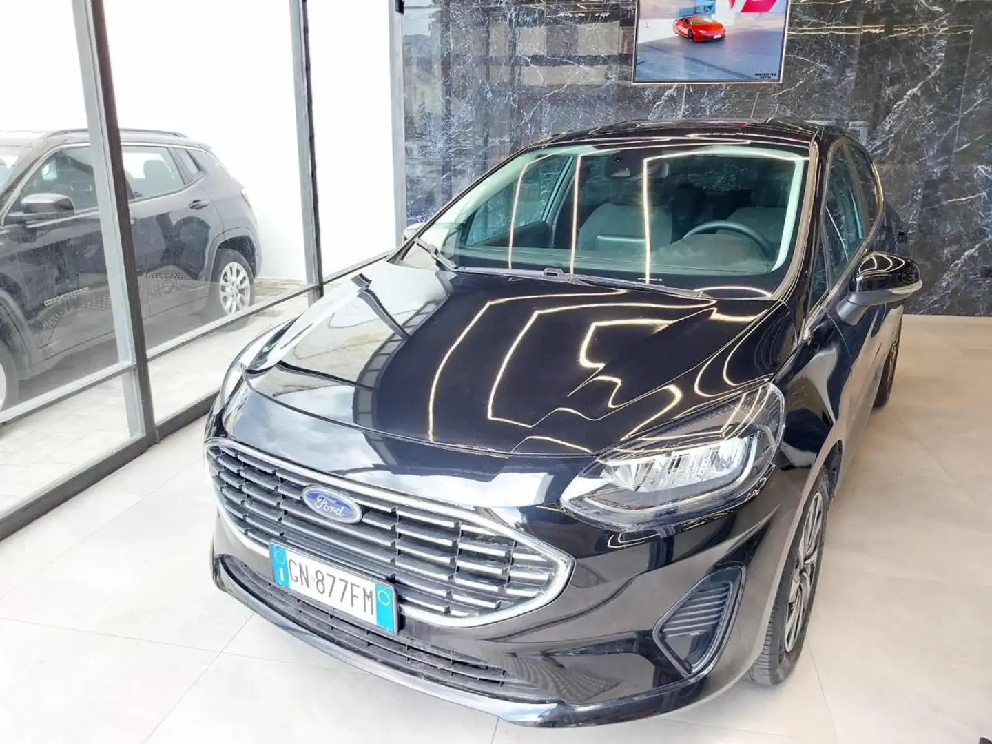Ford Fiesta 1.0 Ecoboost Hybrid 125 CV Titanium 9.000 KM Nero - 2