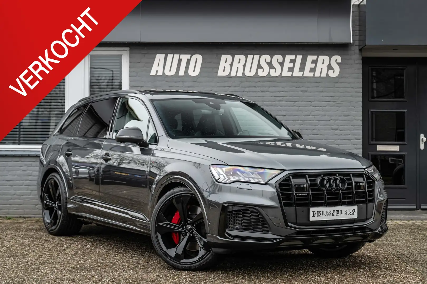 Audi Q7 60 TFSI e quattro S Line Competition Pano-Matrix R Gris - 1