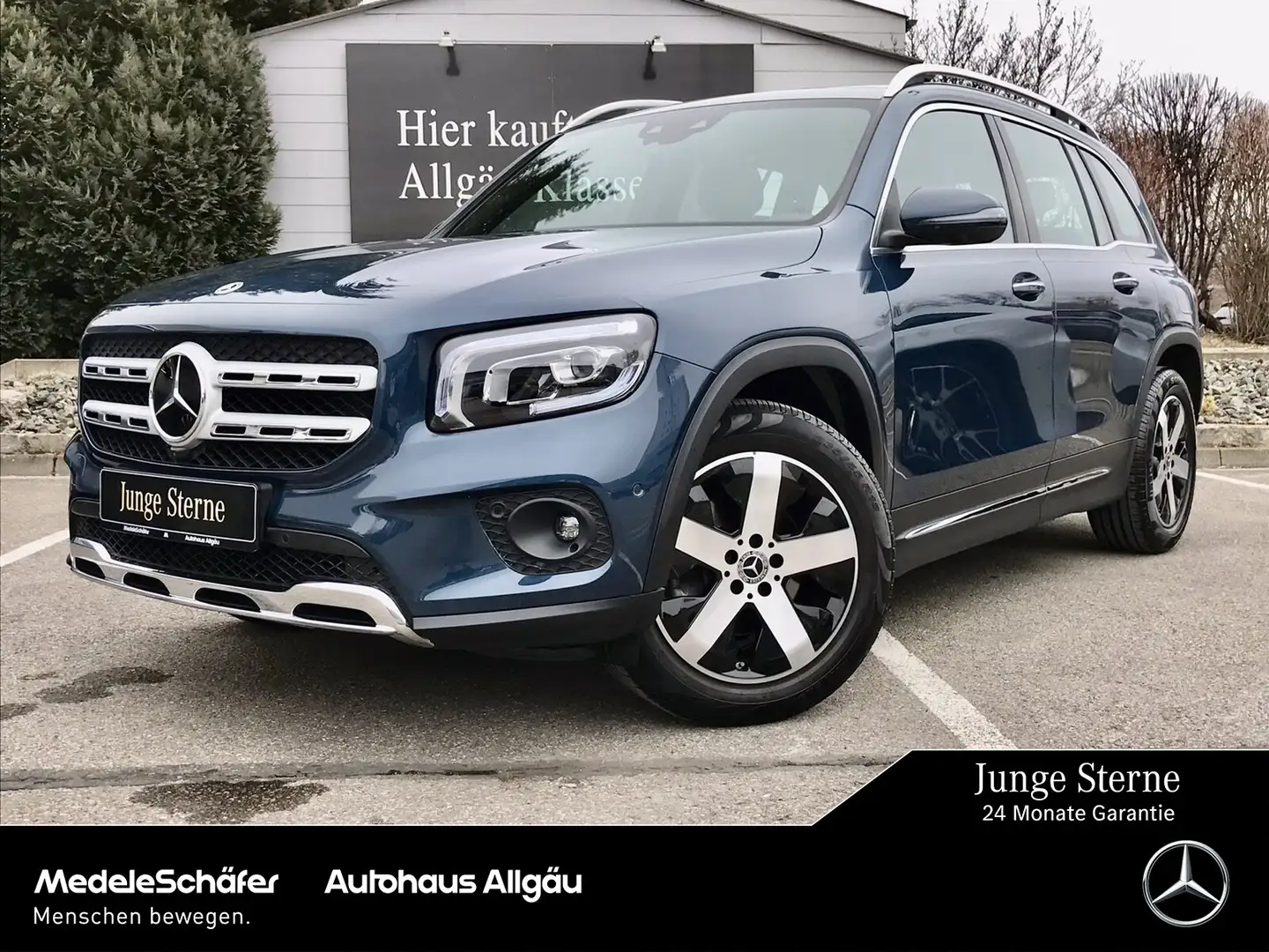 Mercedes-Benz GLB 200 GLB 200 4M Progressive 7-Sitzer Pano Distronic LED Blauw - 1