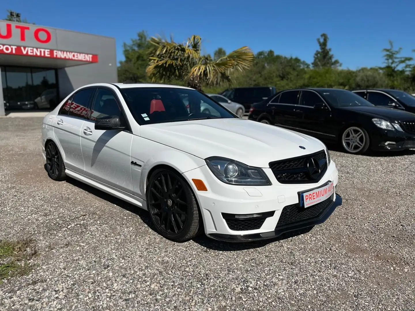 Mercedes-Benz C 63 AMG III (W204) 63 AMG MCT V8 457CH 40CV Weiß - 2