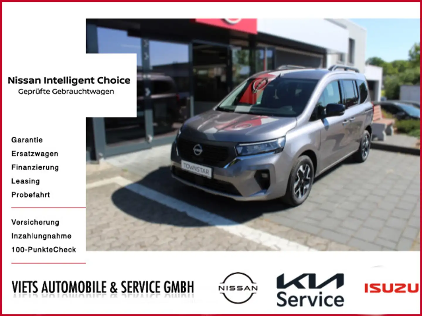 Nissan Townstar Kombi L1 1.3 DIG-T 130 Tekna Automatik Grau - 1