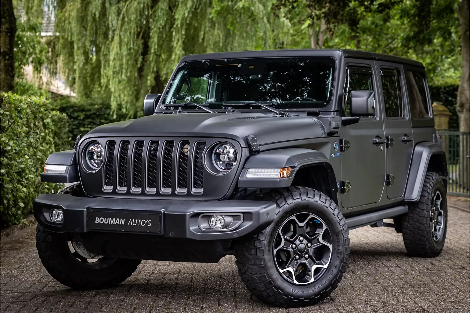 Jeep Wrangler Unlimited 4xe 380 Rubicon Mat Adaptive Cruise Offr Grijs - 1