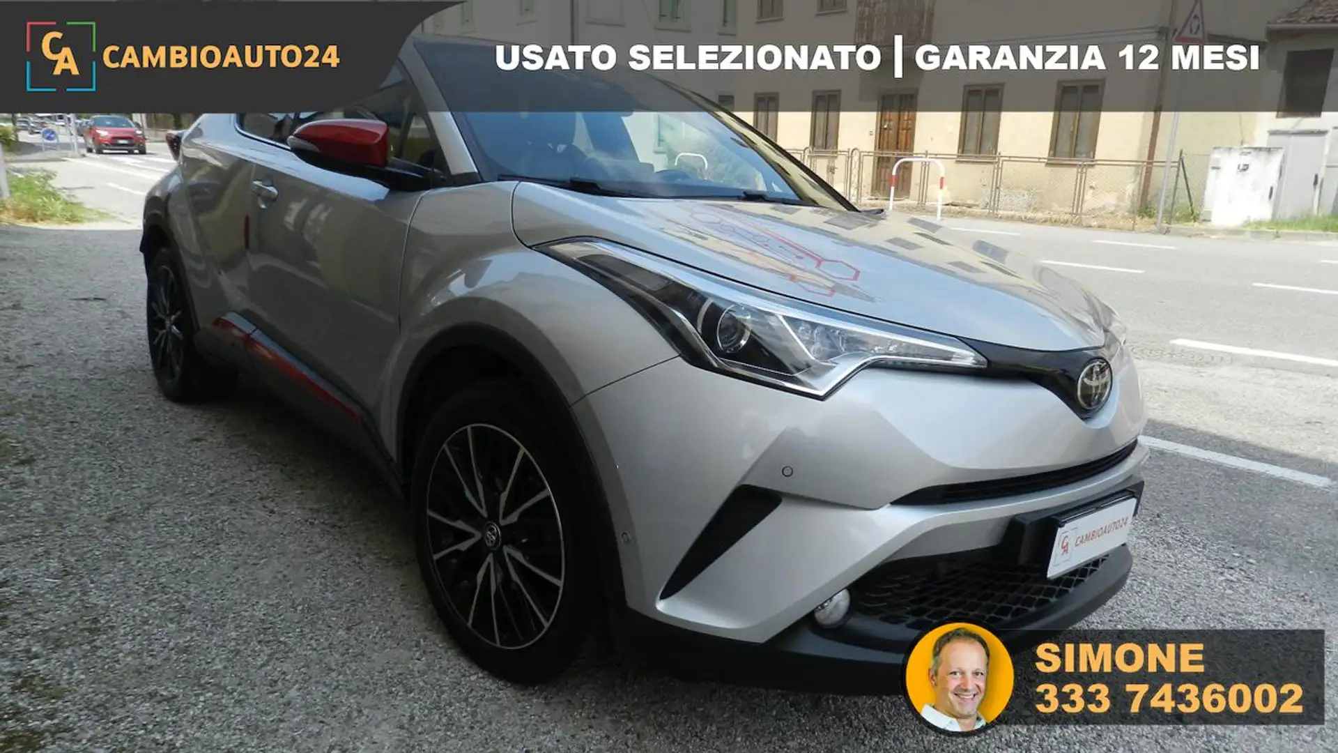 Toyota C-HR 1.2 Turbo CVT 4WD Lounge Silber - 2
