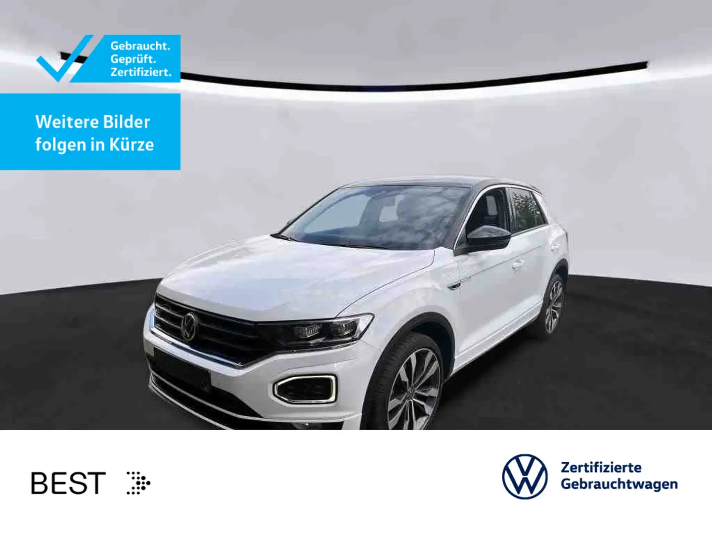 Volkswagen T-Roc T-ROC 1.5 TSI DSG R-LINE*LED*KAMERA*NAVI*KLIMA*P Weiß - 1