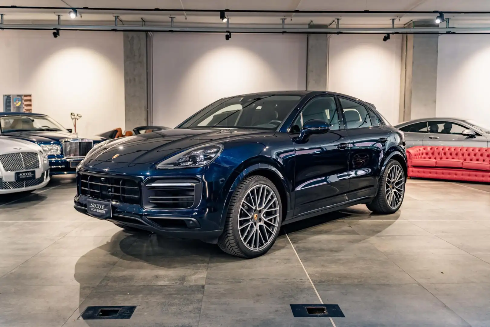 Porsche Cayenne Coupé 3.0 V6*ASSE POSTERIORE STERZANTE*SPORT DES. Blu/Azzurro - 1
