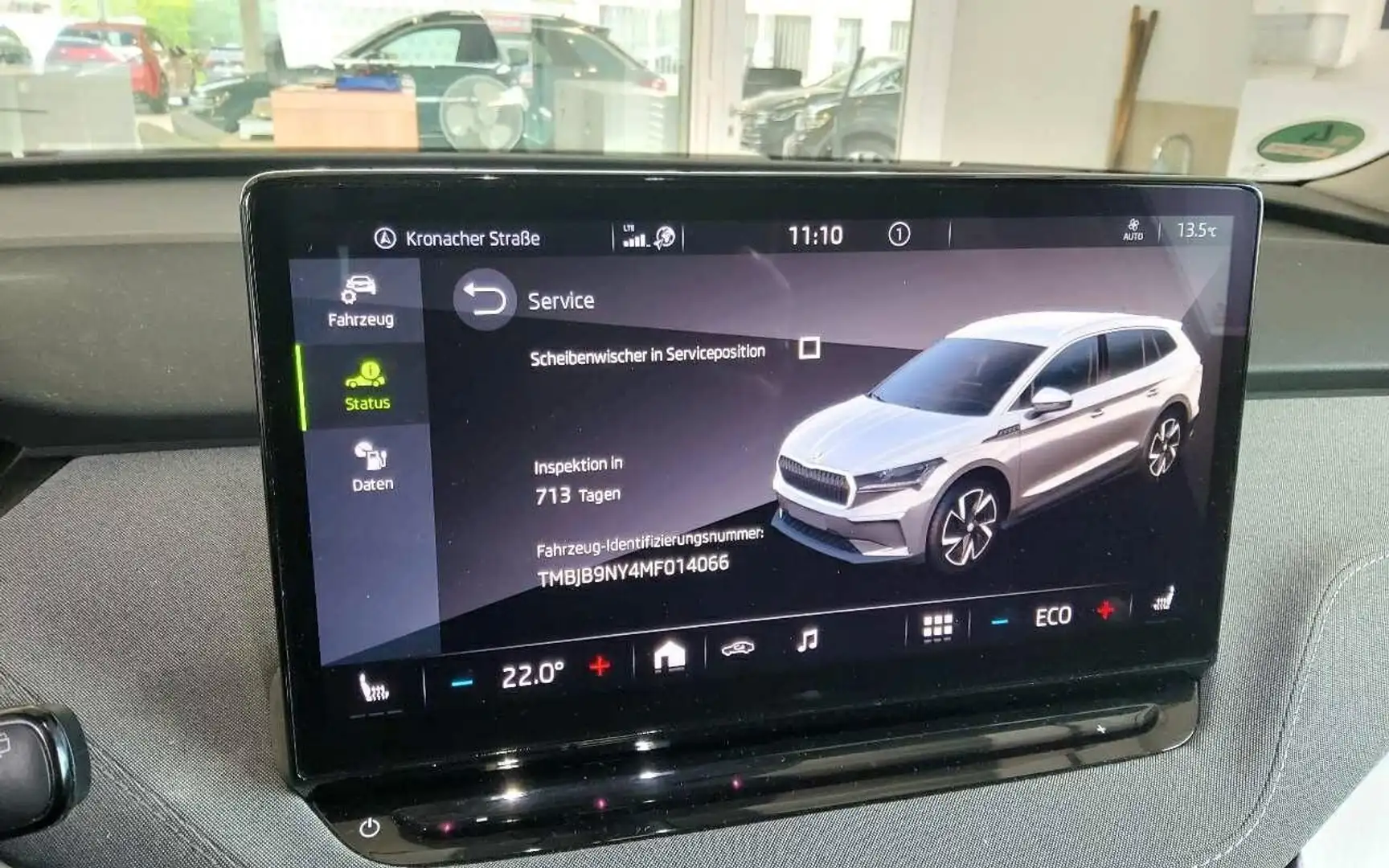 Skoda Enyaq °KEYLESS°RFK°ACC°SHZ°NAVI° Argent - 2