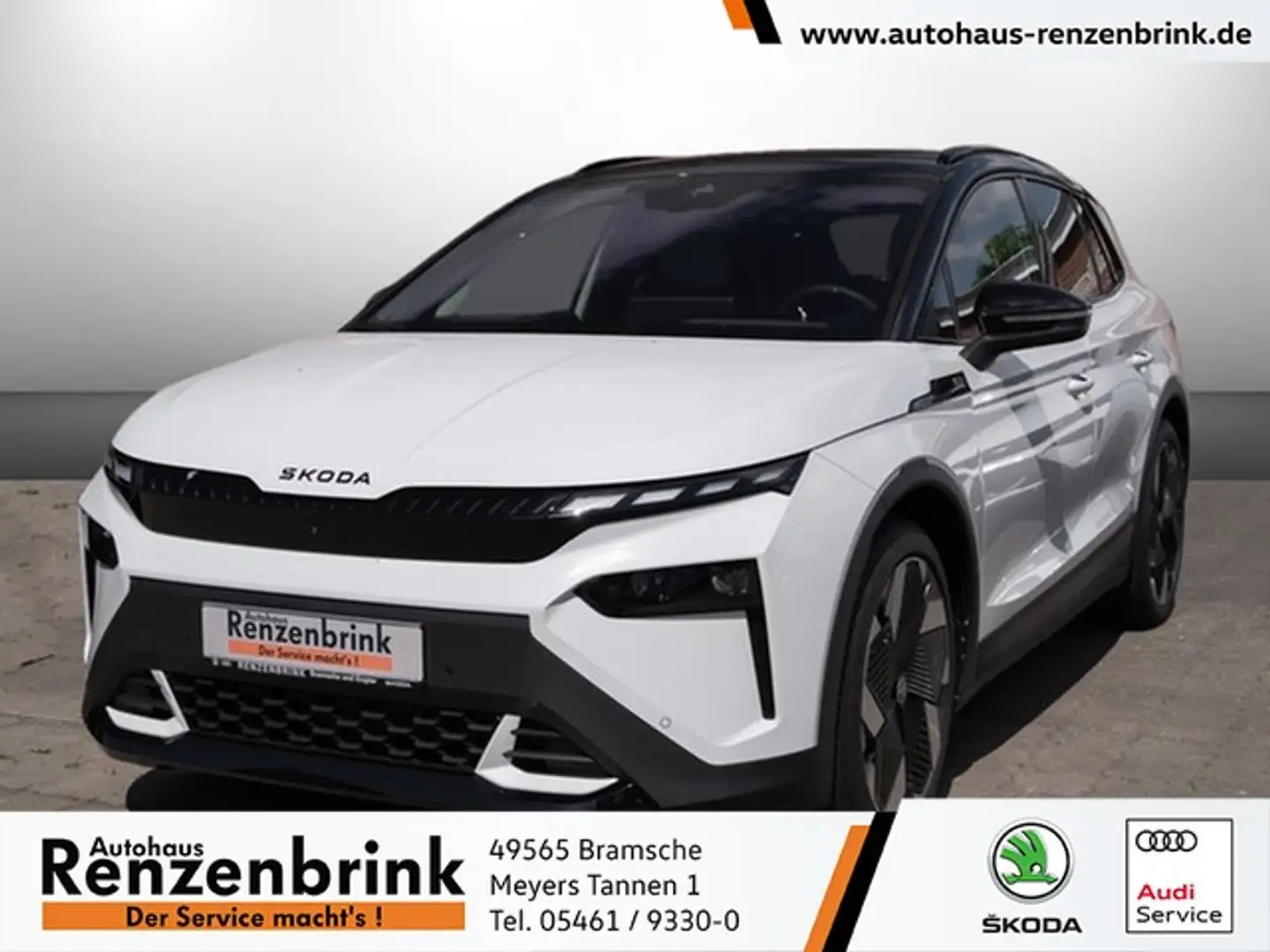 Skoda Elroq 85 First Edition AHK+MATRIX+360°+HUD Weiß - 1