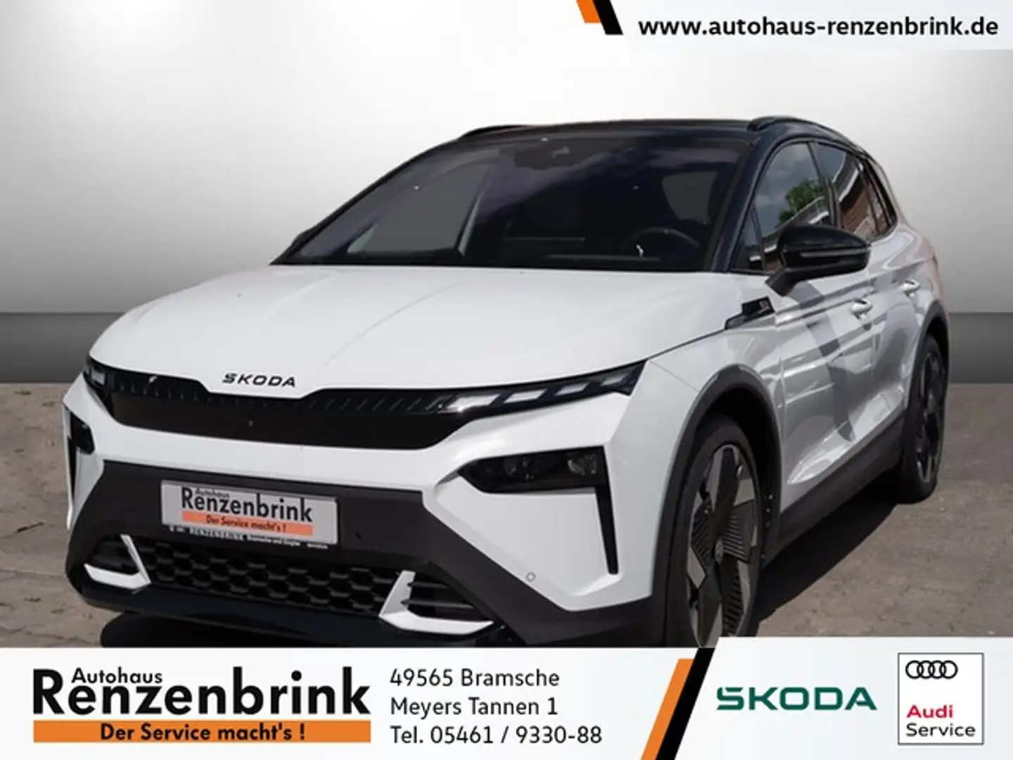 Skoda Elroq 85 First Edition AHK+MATRIX+360°+HUD Blanc - 1