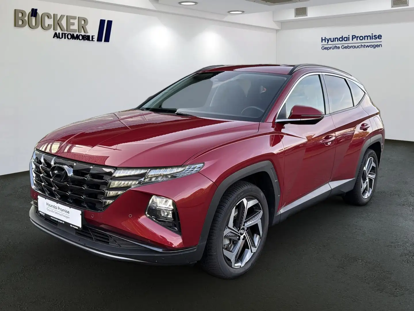 Hyundai TUCSON 1.6 T-GDi PHEV 4WD Trend SHZ ACC NAVI LED Rouge - 1