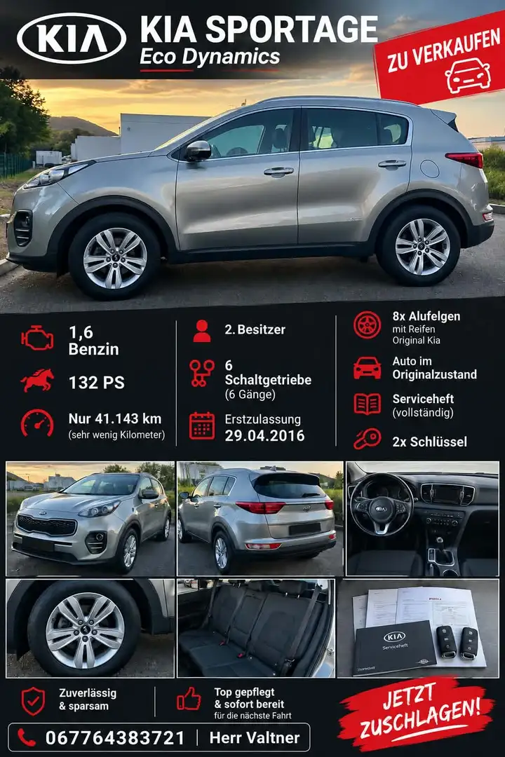 Kia Sportage 1.6 GDI 2WD Edition 7 - 1