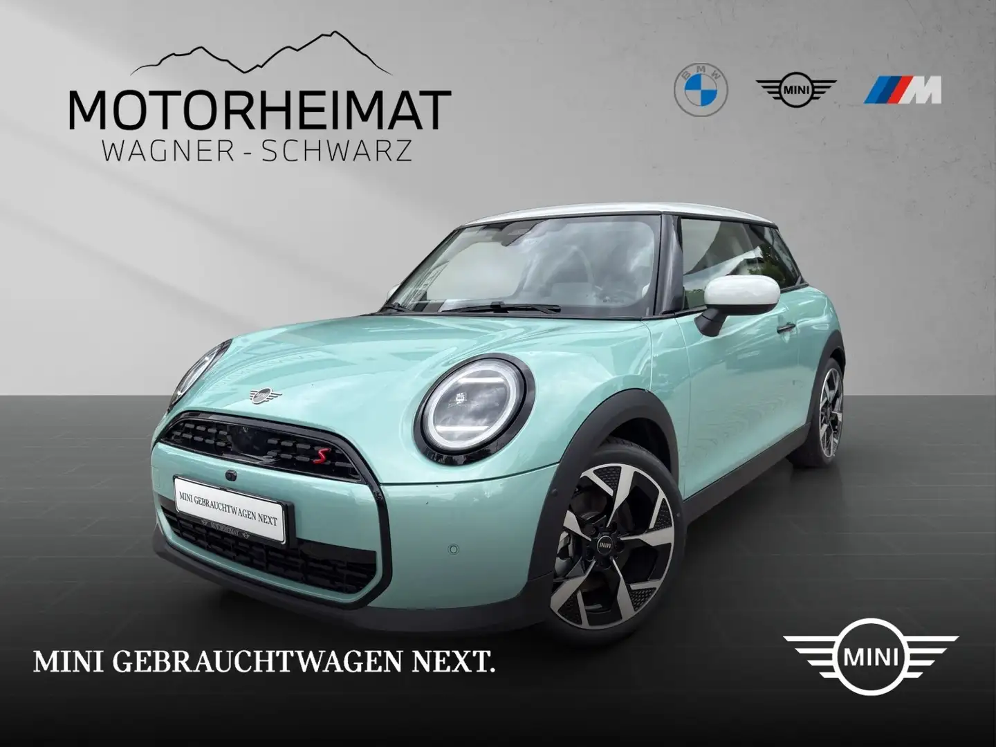MINI Cooper S Classic L HUD HiFi Pano 360° Groen - 1