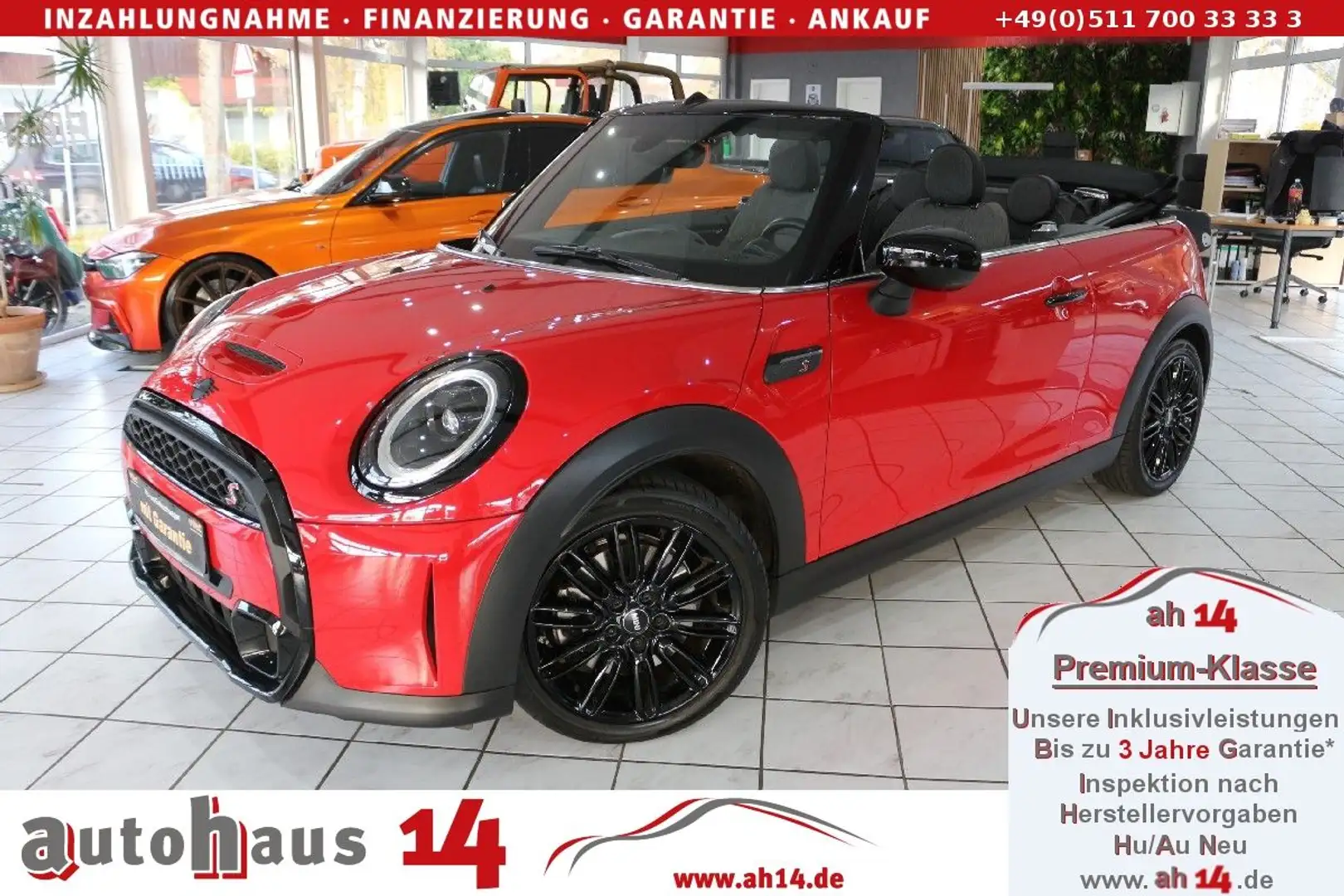 MINI Cooper S Cabrio - Automatik-Navi-ACP-Leder-LED Rot - 1
