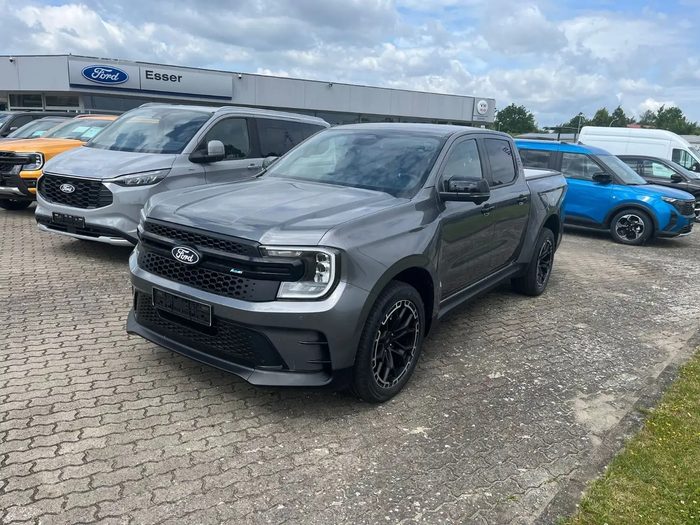 Ford Ranger MS-RT DOKA 4WD/AHK/360°/ROLLO/B&O Grigio - 2