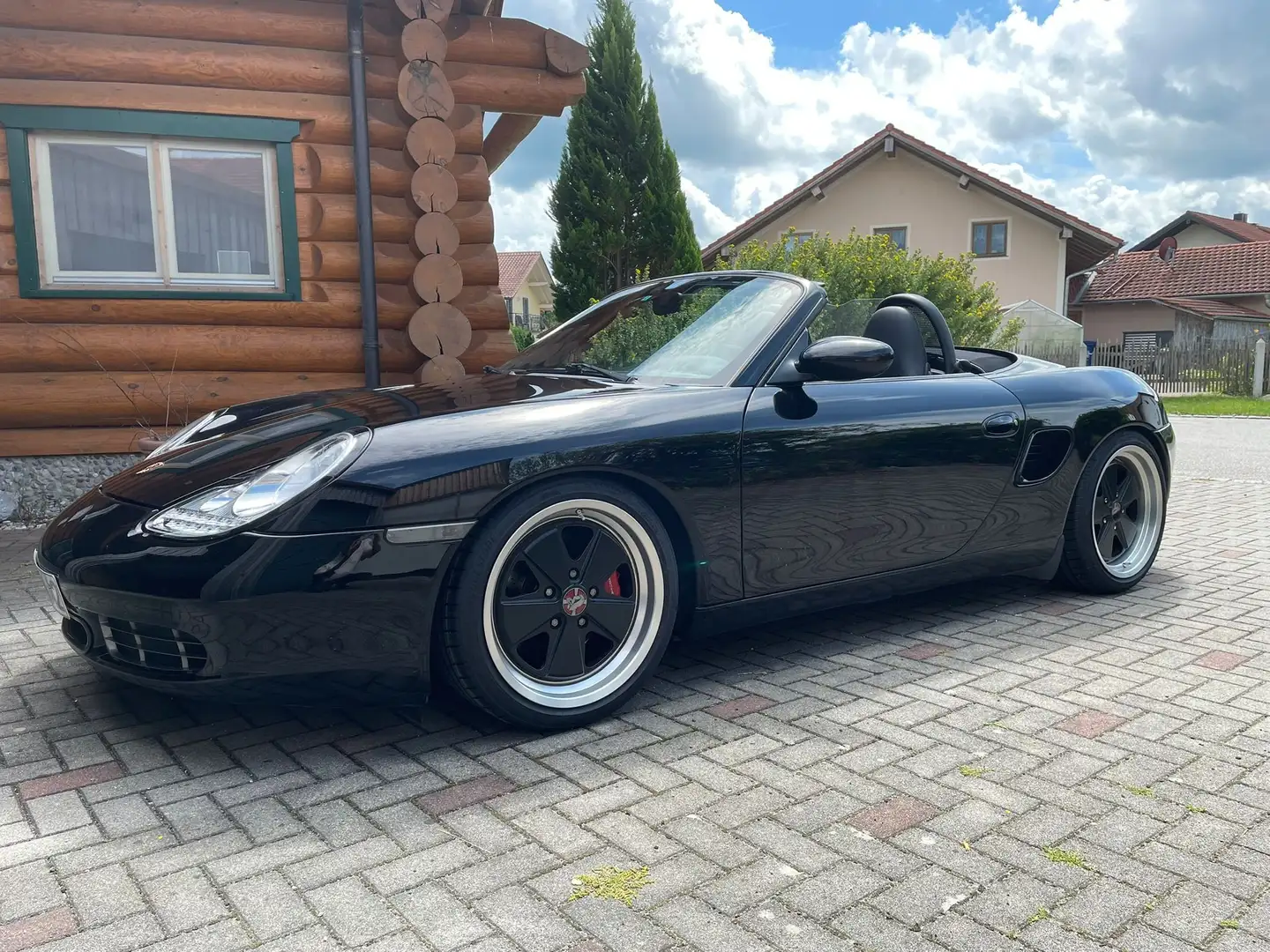 Porsche Boxster S 2002 – 92.000 km – Schwarz, Vollleder, Navi Schwarz - 1
