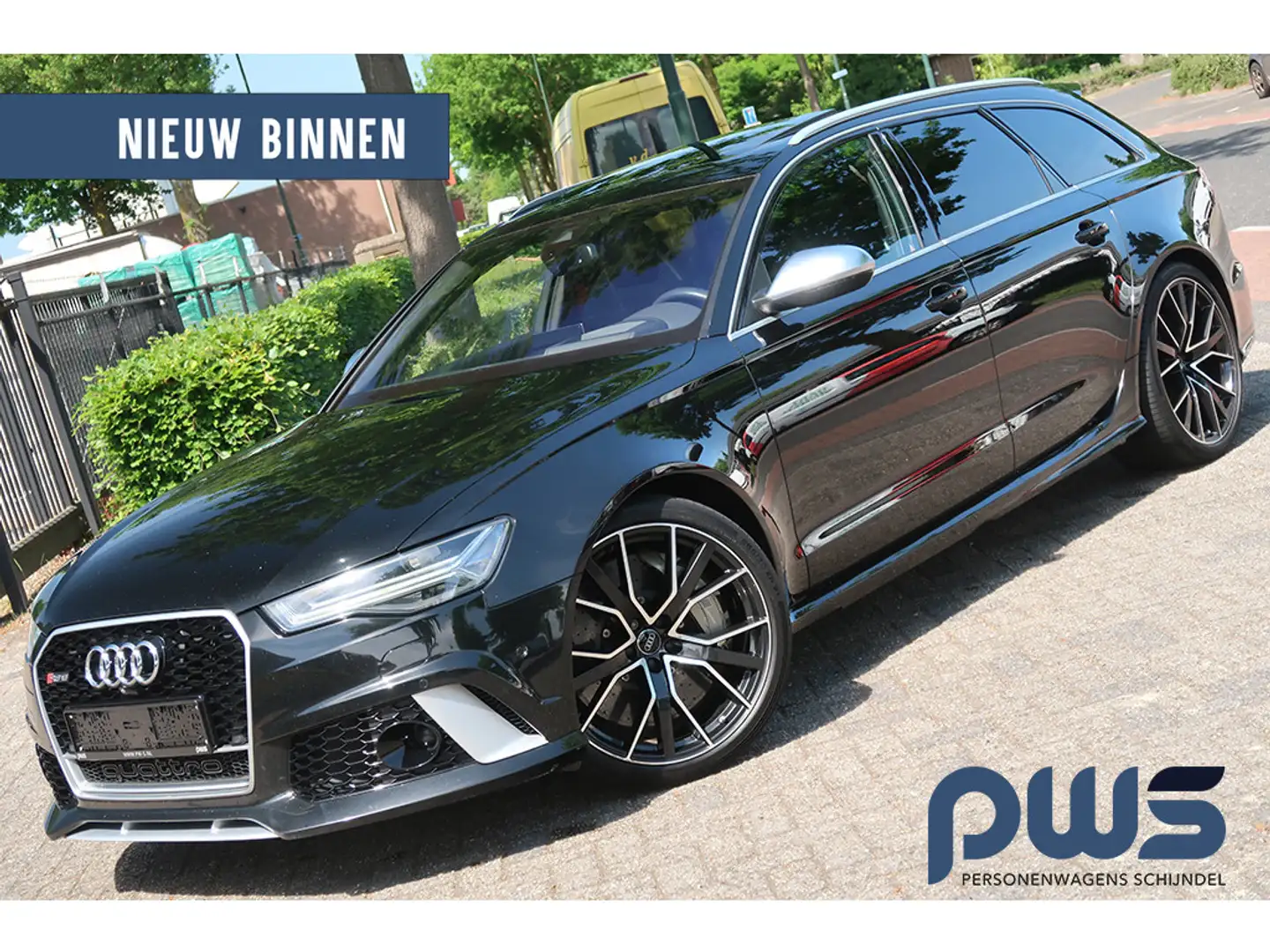 Audi RS6 A6 Avant 4.0 TFSI quattro performance Dynamic Cera Zwart - 1
