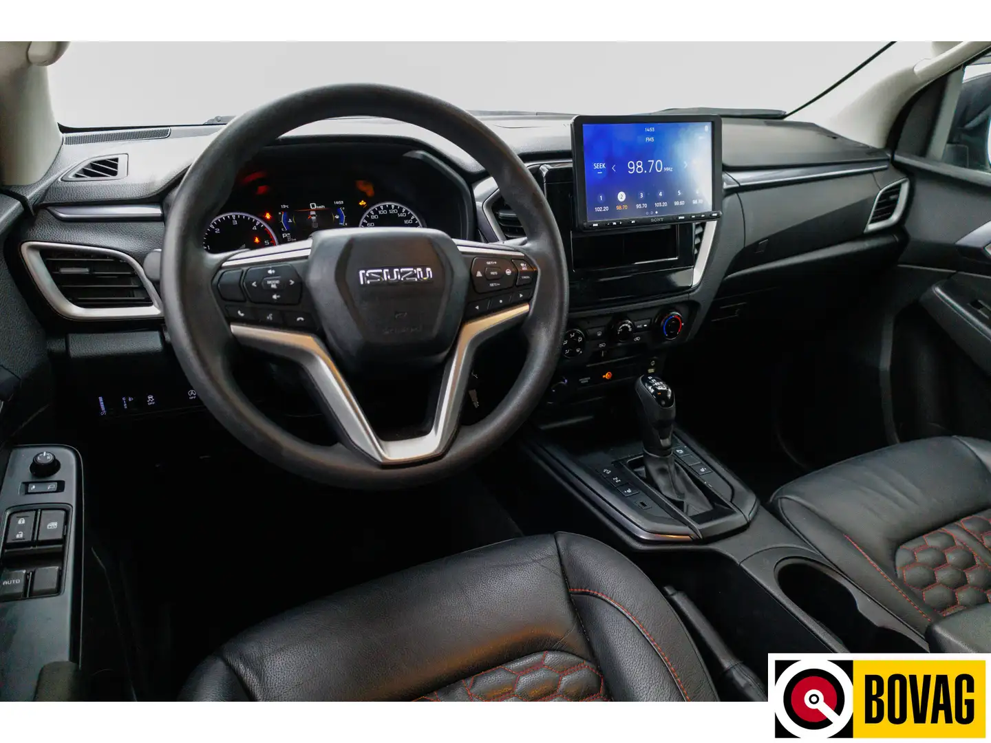 Isuzu D-Max 1.9 Extended Cab LSX Lederen bekleding, Road Range Noir - 2