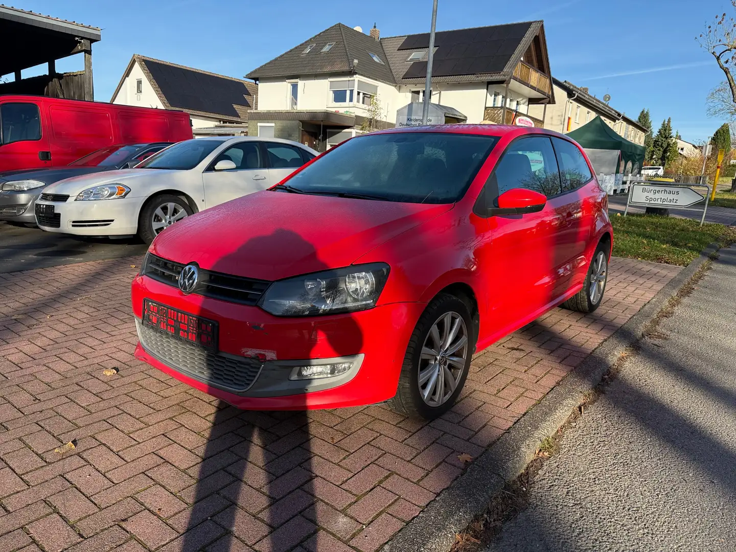 Volkswagen Polo 1.2 TSI Highline DSG Alcantara 16 Zoll aus 2.Hand Rot - 2