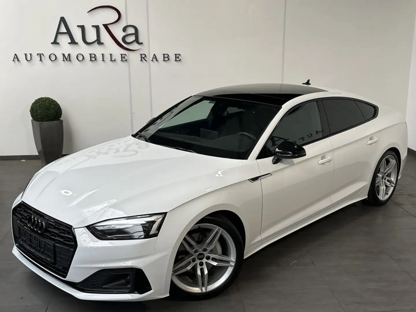 Audi A5 SpB 40 TDI Advanced NAV+LED+KAM+PANO+B&O+19ZO Weiß - 1