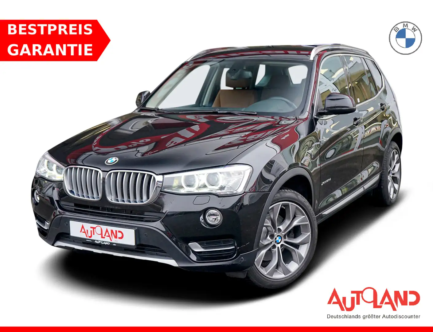 BMW X3 xDrive 20 d xLine Bi-Xenon Navi Kamera Leder Noir - 1