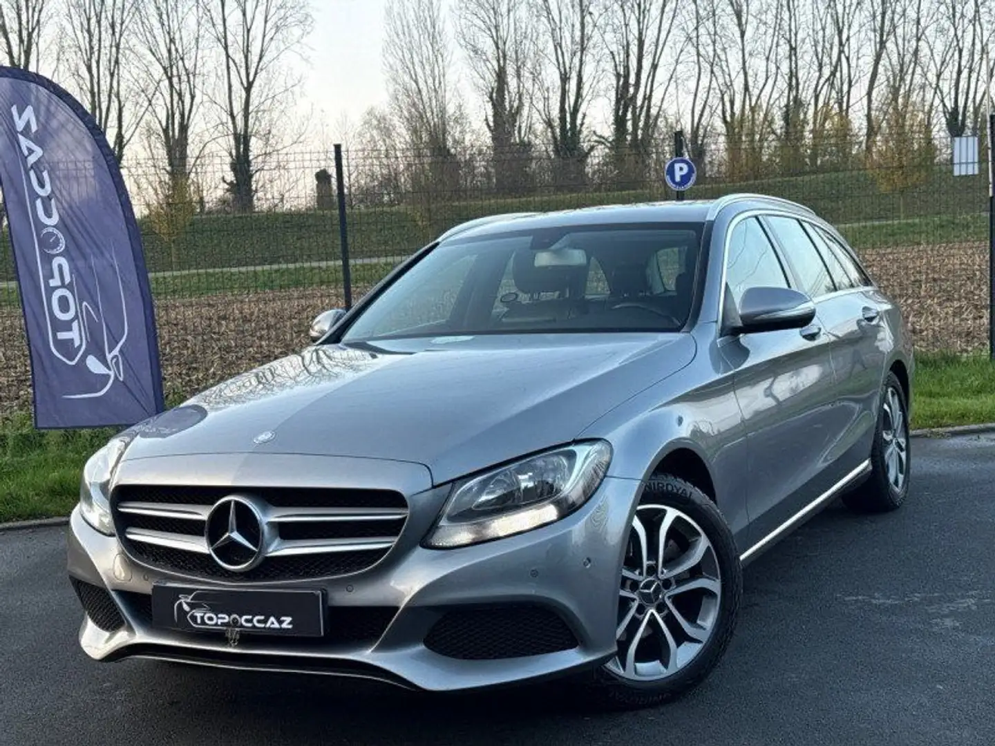 Mercedes-Benz C 200 BREAK 200 BLUETEC BUSINESS 7G-TRONIC PLUS * 2015 * GARANTIE Gris - 1