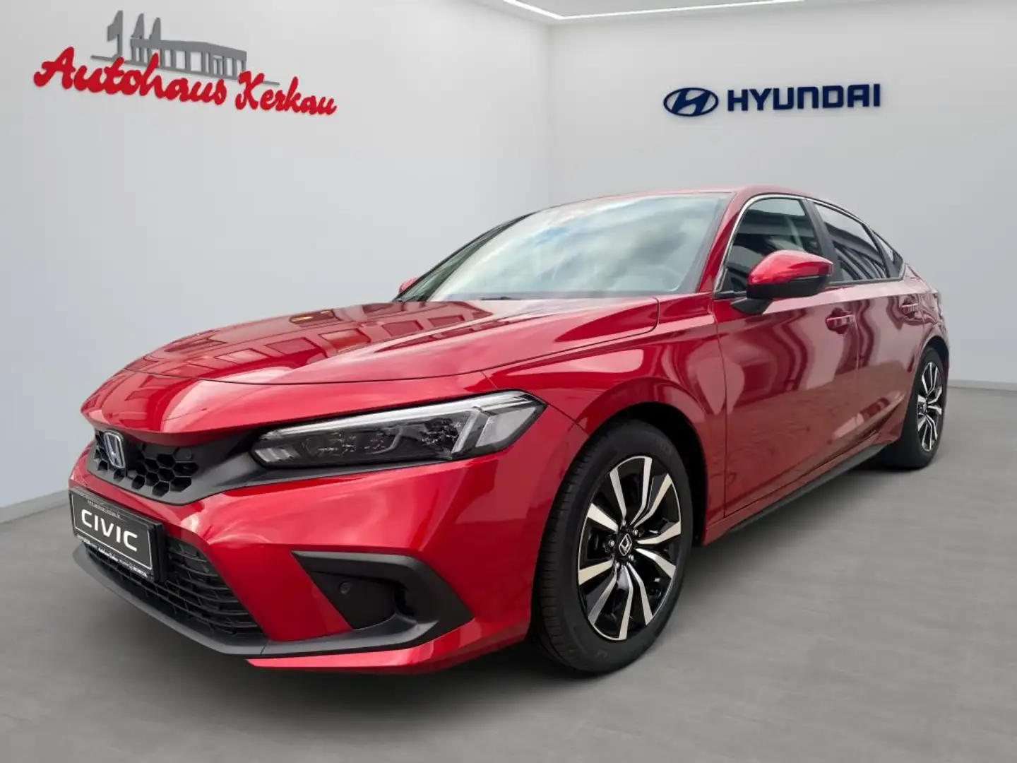 Honda Civic e:HEV 2.0 i-MMD Hybrid Elegance (FE) Rot - 1