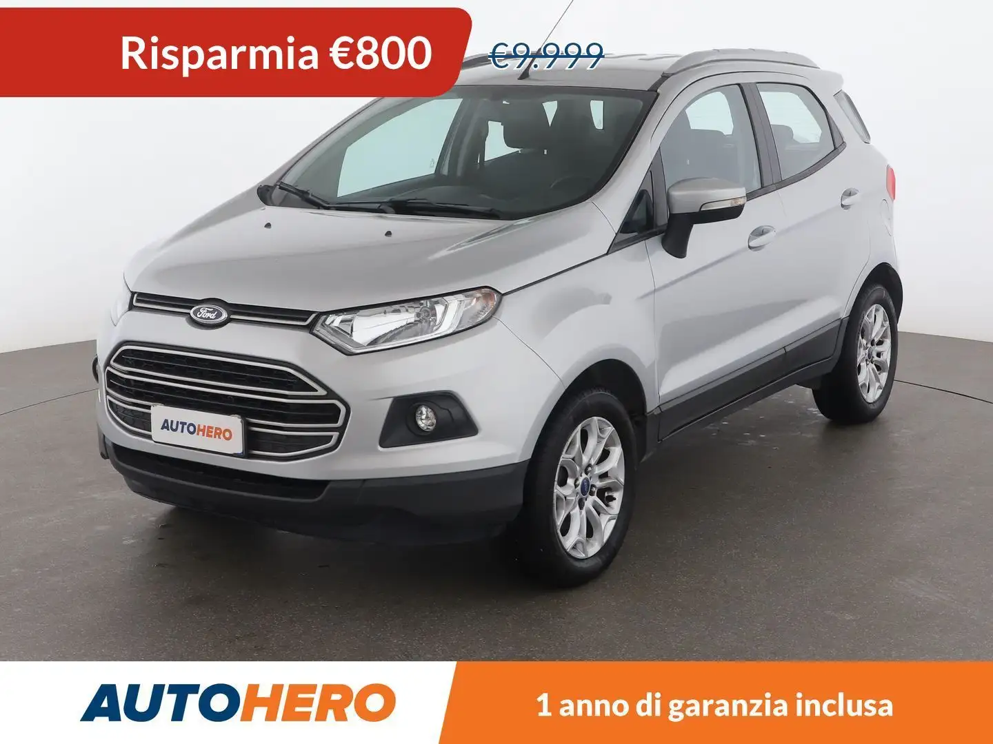 Ford EcoSport 1.5 TDCi Plus 95 CV Gris - 1