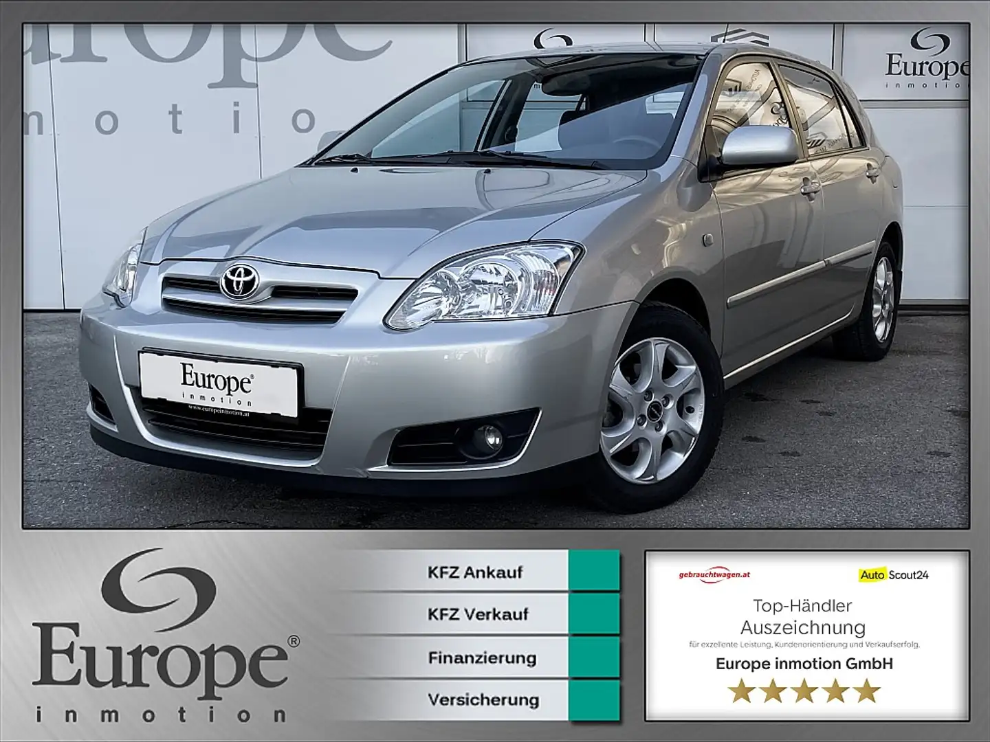 Toyota Corolla 1,4 VVT-i Linea Sol /Klima/elektr. Fenster/ Grau - 1