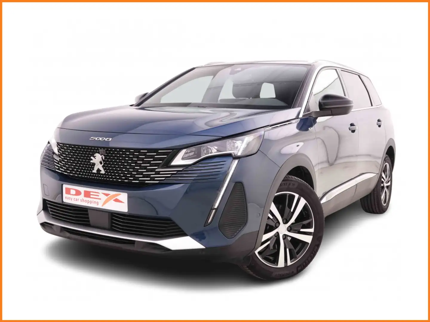 Peugeot 5008 1.2 T 130 EAT8 7PL GT + GPS + LED + ALU18 Blauw - 1