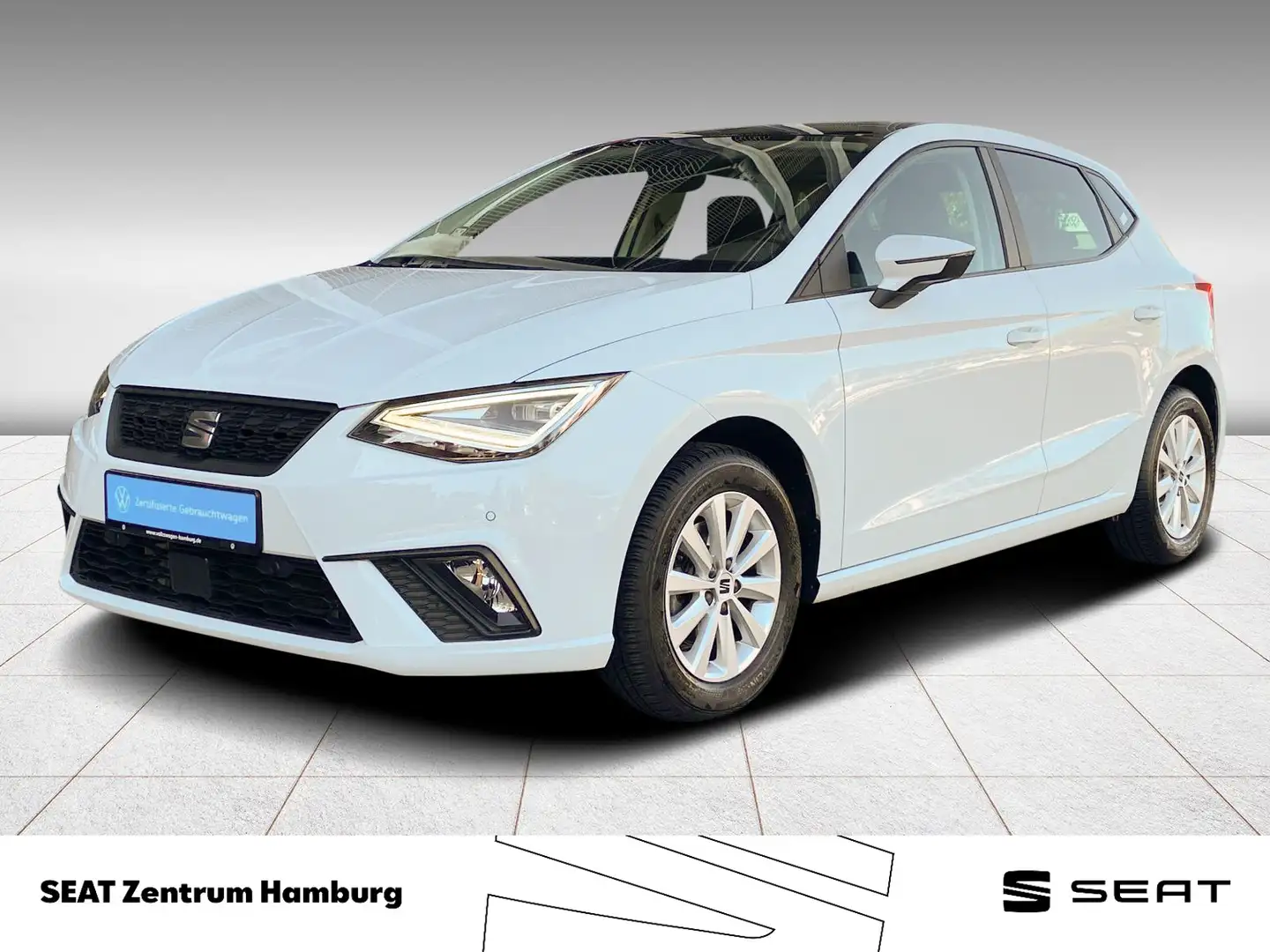 SEAT Ibiza 1.0 TSI Style DSG Kamera CarPlay Panorama Weiß - 1
