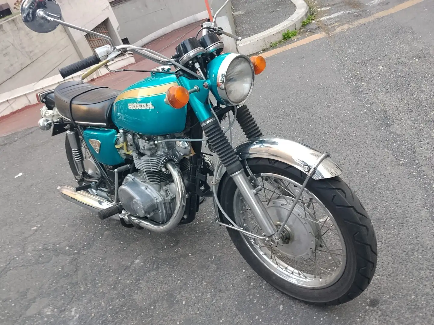 Honda CB 450 k2 Blu/Azzurro - 2