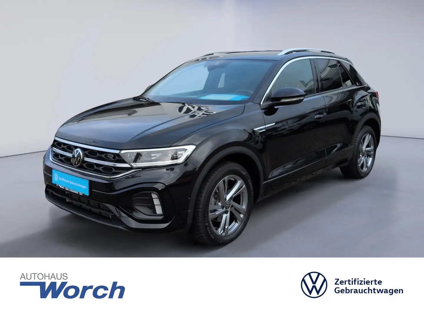 Volkswagen T-Roc 1.5 TSI DSG R-Line KAMERA+AHK+NAVI Noir - 1