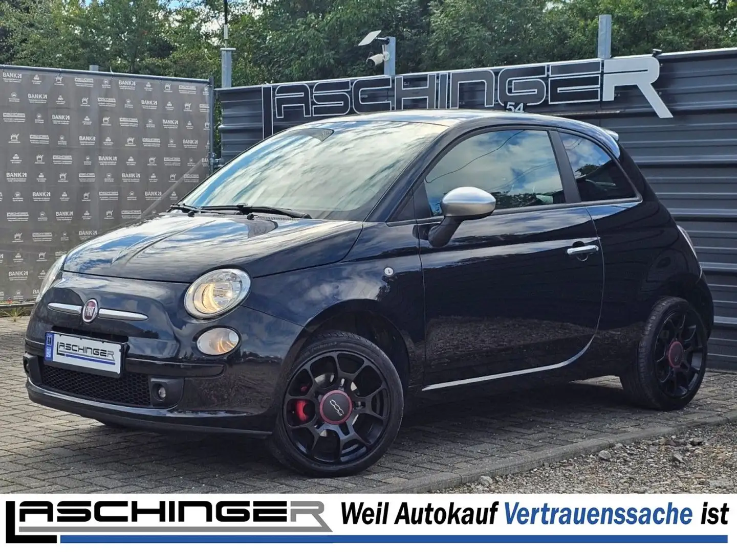 Fiat 500 1.4 Rock Star KLIMA SDEL PANO MP3 PDC USB BT Schwarz - 1