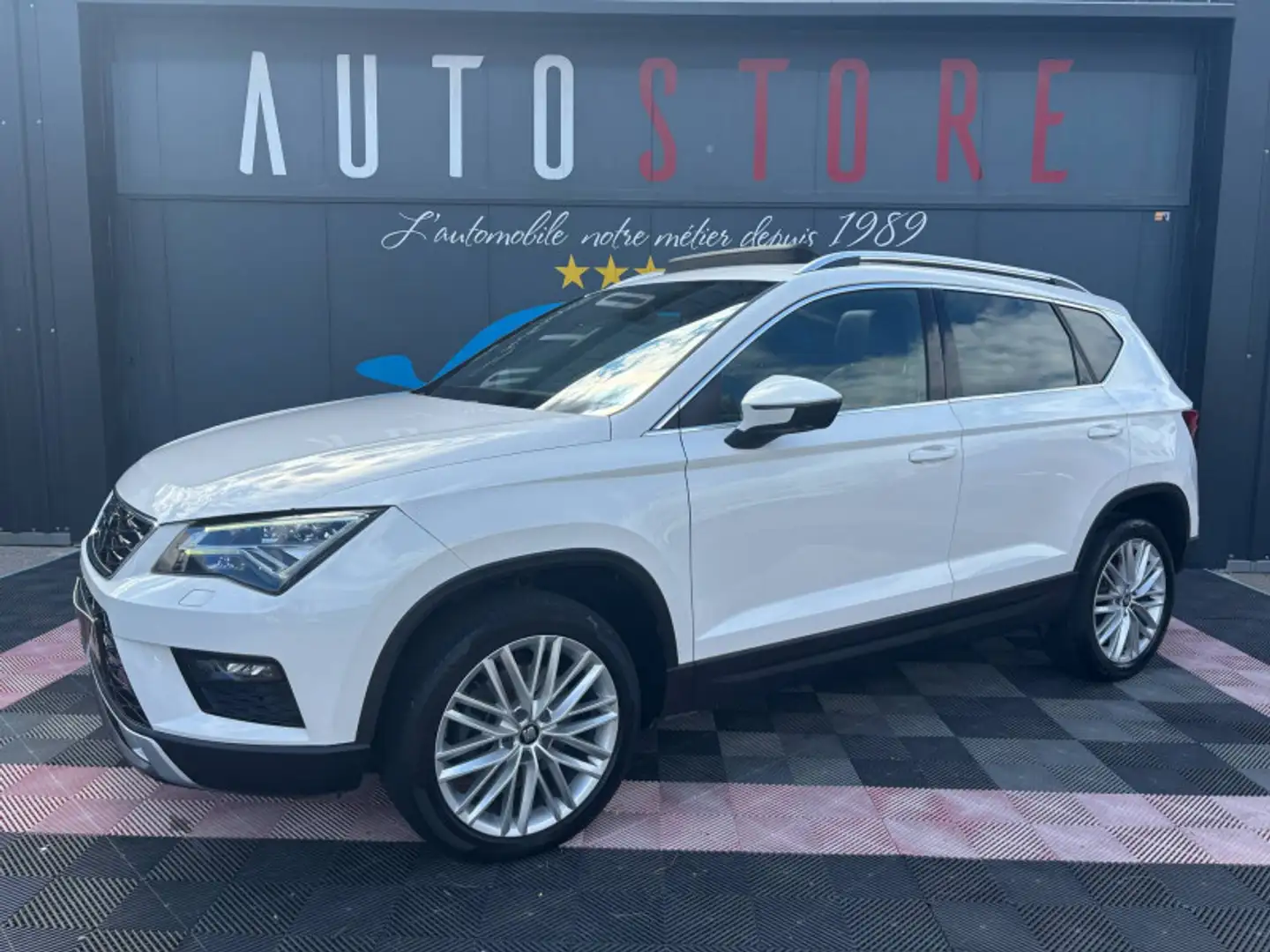 SEAT Ateca 1.4 ECOTSI 150CH ACT START\u0026STOP XCELLENCE DSG Blanc - 1