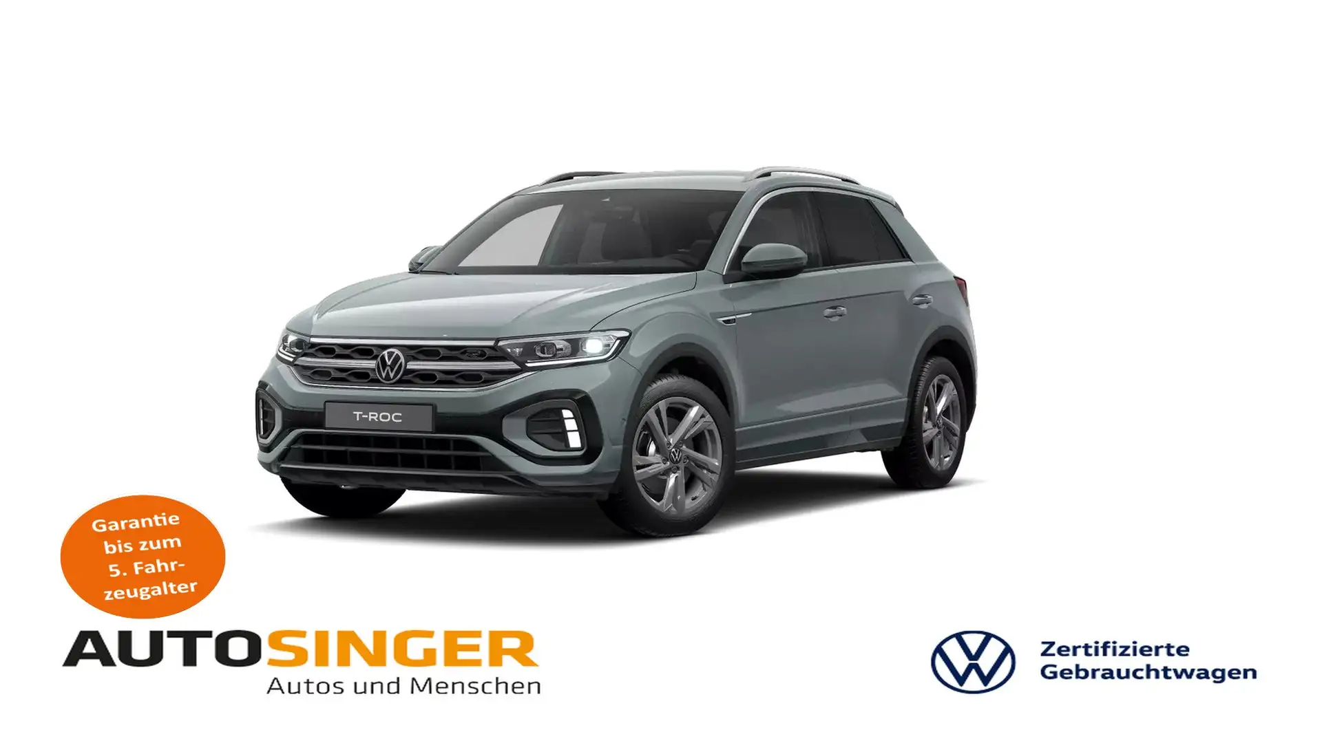 Volkswagen T-Roc R-Line TSI DSG 4M *NAV*ACC*R-CAM*LED*SHZ* Blau - 1