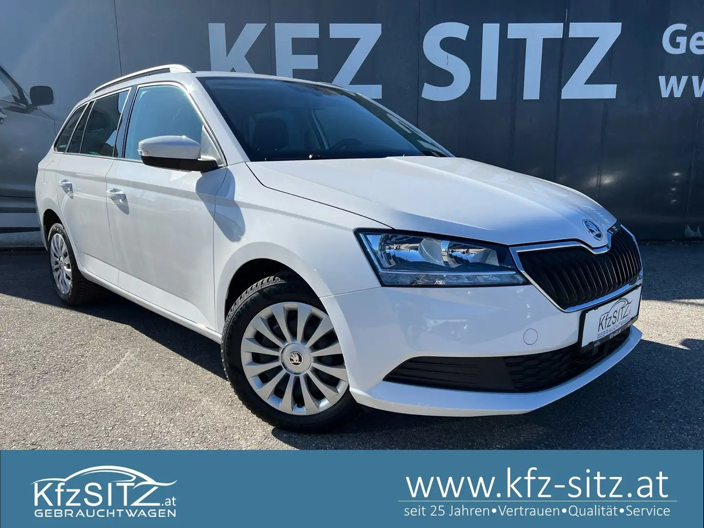 Skoda Fabia Combi Ambition 1,0 TSI | AHK/SHZ/TEMP Weiß - 1