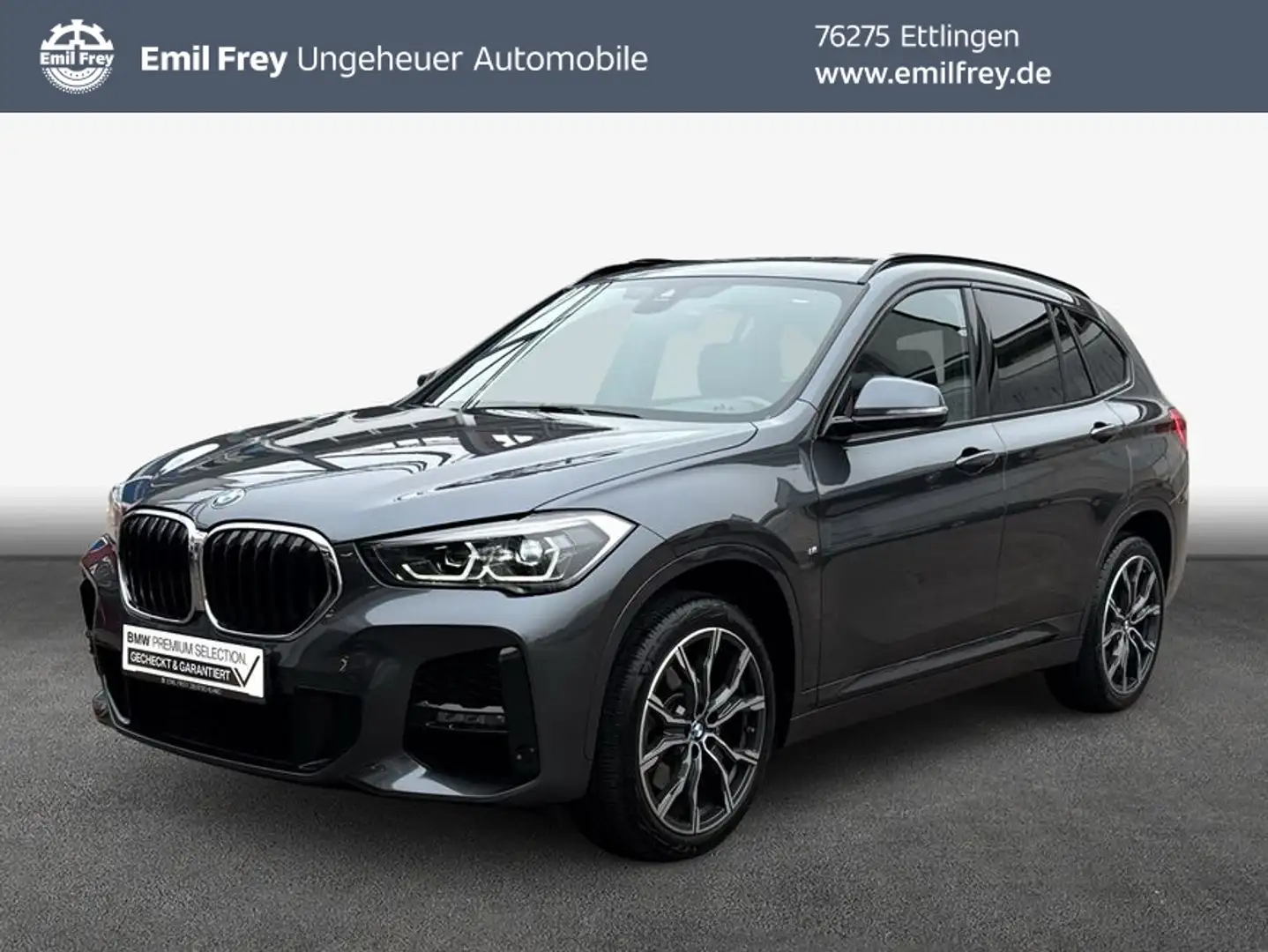 BMW X1 xDrive20i Aut. M Sport Navi HiFi LED AHK Pano Grau - 1