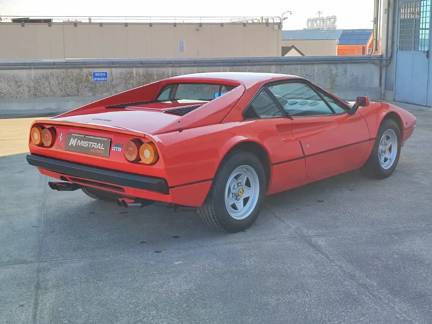 Ferrari 208 GTB Carburatori Targa Modena Originale ASI Piros - 2