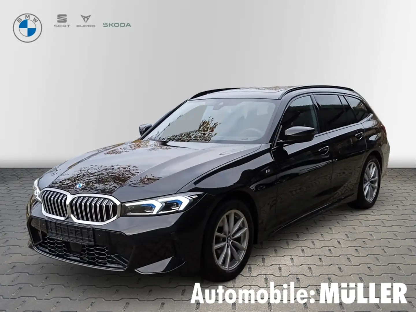 BMW 320 d xDrive Touring*DAB*LED*HiFi*Park-Assistent*Sport Schwarz - 1