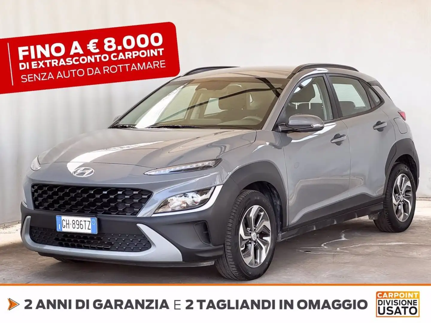 Hyundai KONA 1.6 gdi hev xclass 2wd 141cv dct Gris - 1