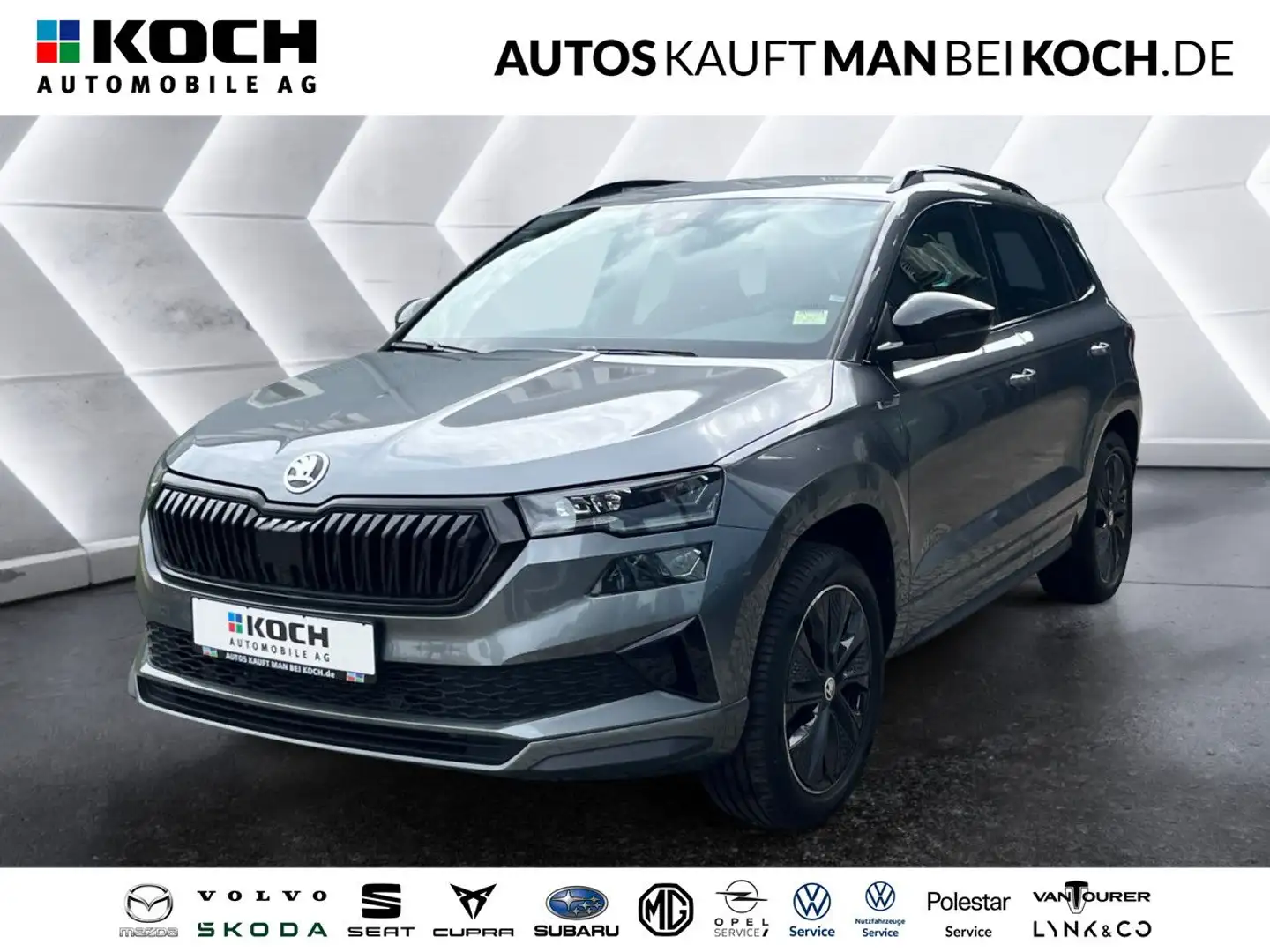 Skoda Karoq 2.0 TSI 4x4 Sportline DSG Bluetooth Navi LED Grau - 1
