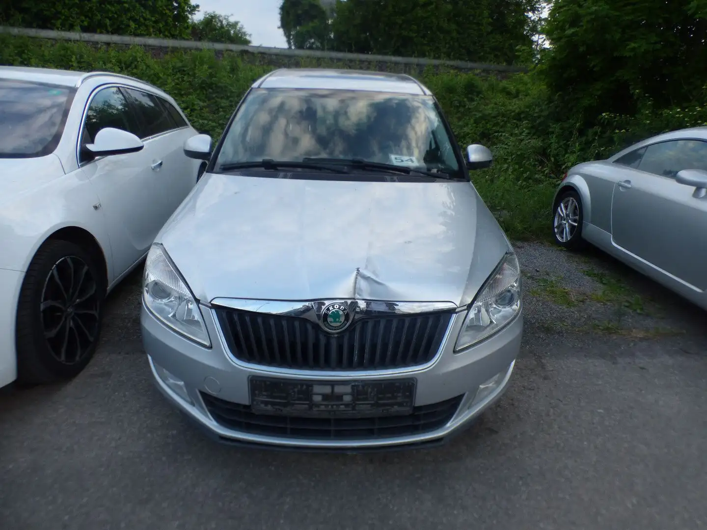 Skoda Roomster Ambition *PANO*KLIMA*PDC* Zilver - 2
