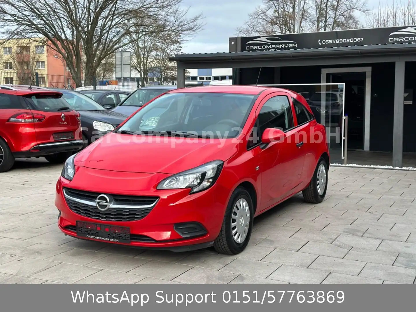 Opel Corsa E Selection 1.2 Klima,EFH,1.Hand TOP! Rouge - 1