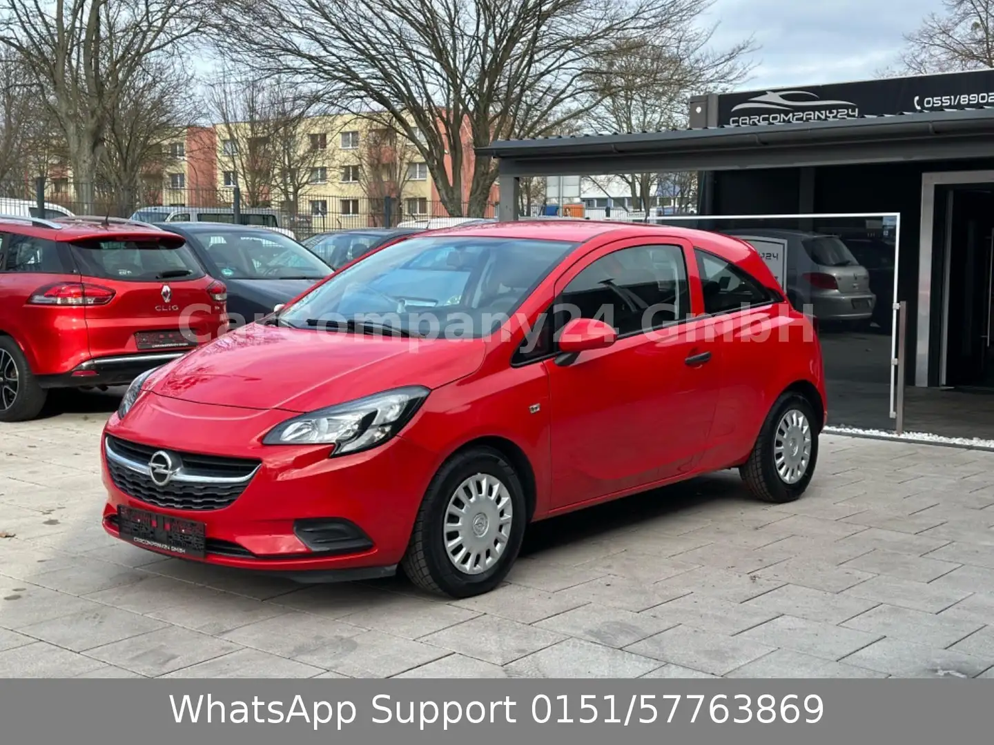 Opel Corsa E Selection 1.2 Klima,EFH,1.Hand TOP! Rot - 2